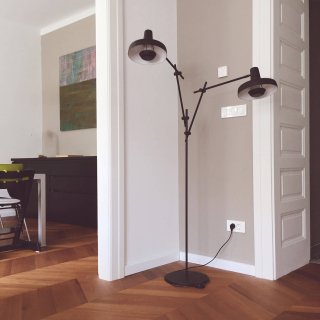 Arigato gulvlampe dobbelt