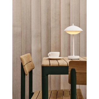 Musling Portable Bordlampe Hvid - Fritz Hansen