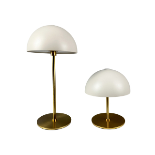 ALONG LED Minibordlampe Beige/Messing - Æske med 2 stk 