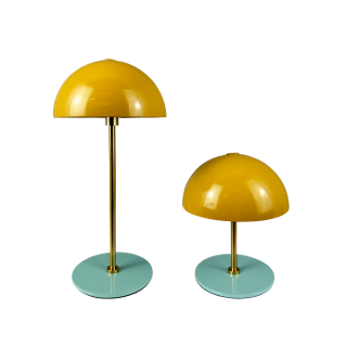 ALONG LED Minibordlampe curry-turkis - Æske med 2 stk.