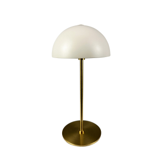 ALONG LED Minibordlampe beige/messing 1 stk.