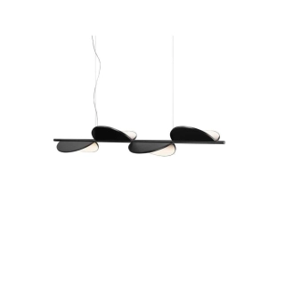Almendra Linear Antracit S4 Pendel - Flos 