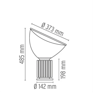 Taccia Bordlampe - Flos 