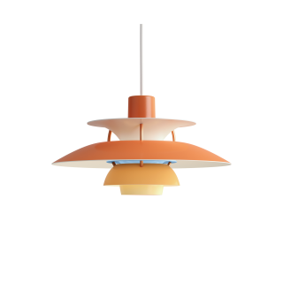 PH 5 Mini Pendel Orange - Louis Poulsen
