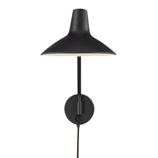 Darci Væglampe Sort - Design For The People