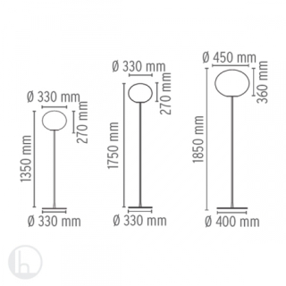 Glo-Ball gulvlampe