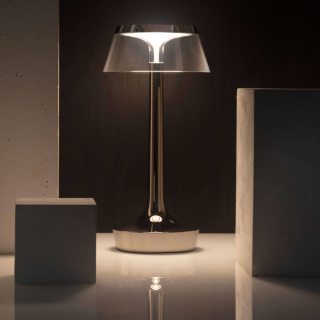 Bon Jour Unplugged Bordlampe - Sort Krom