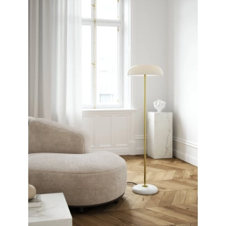 Glossy Gulvlampe Hvid - Design For The People
