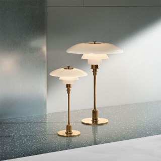 PH 3½-2½ Bordlampe Metalliseret Messing - Louis Poulsen 