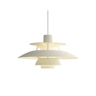 PH 5 Mini Pendel Monokrom Pale Pewter - Louis Poulsen 