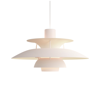 PH 5 Pendel Monokrom Pale Blush - Louis Poulsen 