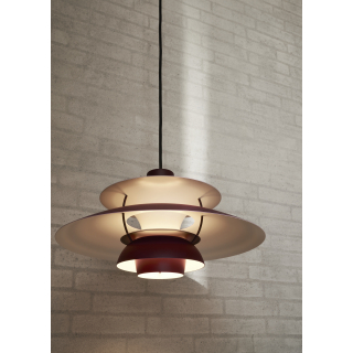PH 5 Pendel Monokrom Burgundy - Louis Poulsen