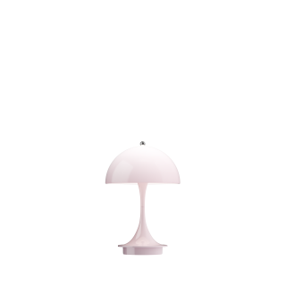 Panthella 160 Portable Bordlampe V3 Opal Pale Rose - Louis Poulsen