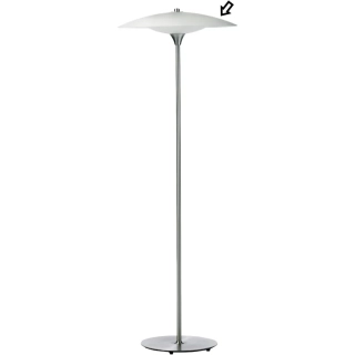Reserveglas til Baroni Gulvlampe, øverste skærm, Ø46 cm - Halo Design 