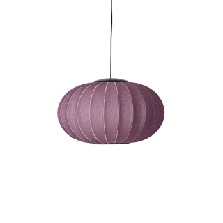 Knit-Wit Ø57 Burgundy Oval Pendant LED - Made By Hand