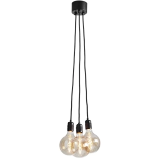 K5 5 Klyngependel Sort - Nielsen Light 
