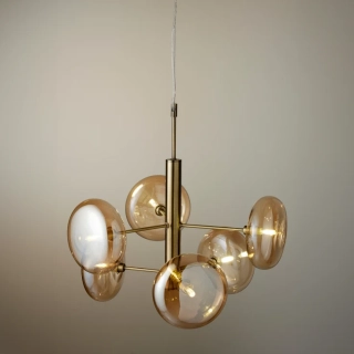 Continental Antik Messing Pendel - Nielsen light 
