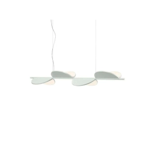 Almendra Linear Bay Blue Metallized S4 Pendel - Flos 